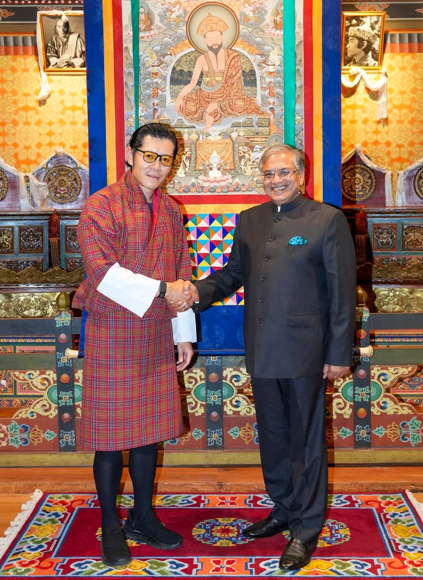Thimphu: Gyanesh Kumar Meets Bhutan King #Gallery Thimphu: Gyanesh Kumar Meets Bhutan King #Gallery