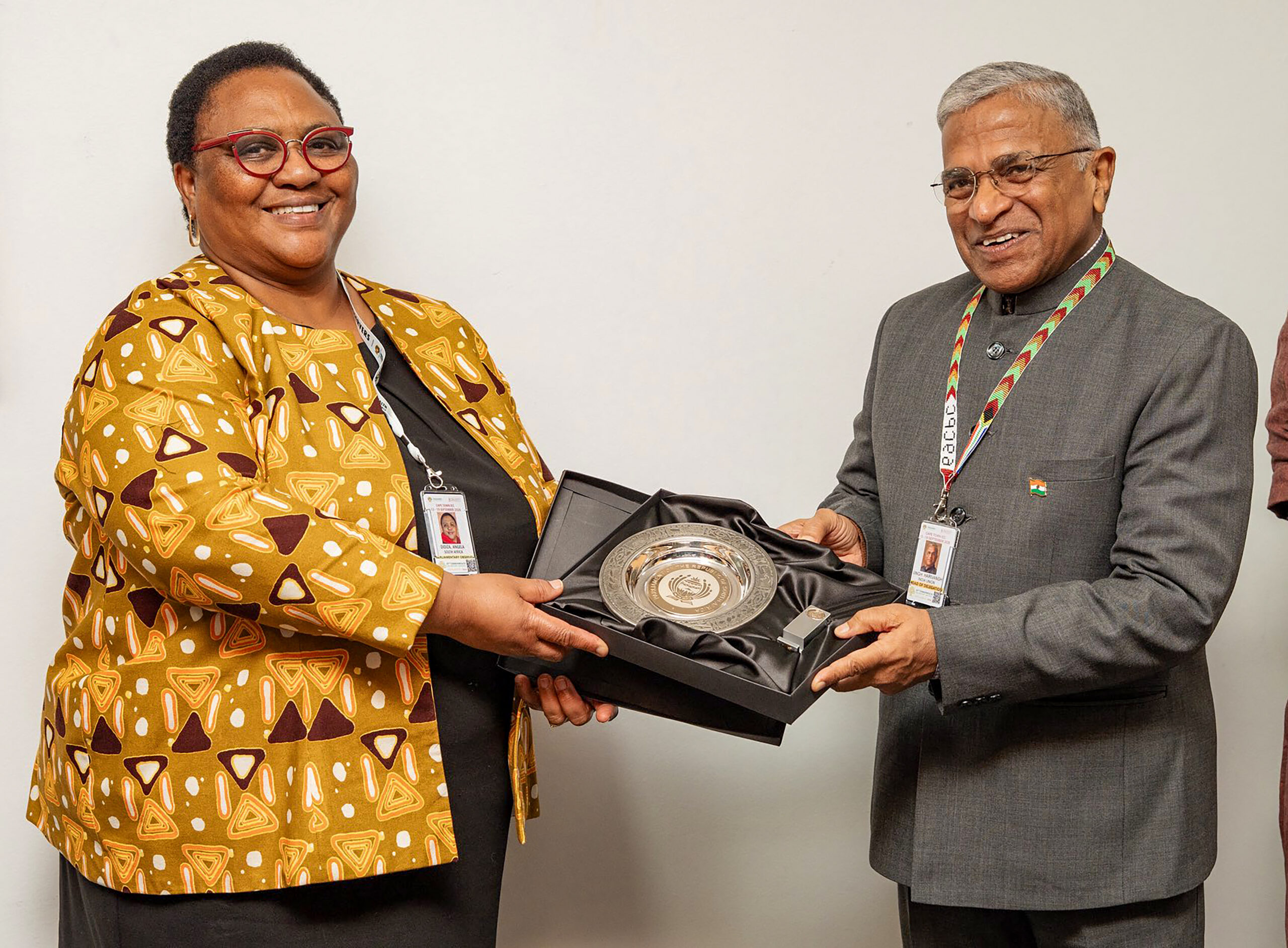 Cape Town: Harivansh Narayan Singh Meets South African National Assembly Speaker #Gallery Cape Town: Harivansh Narayan Singh Meets South African National Assembly Speaker #Gallery