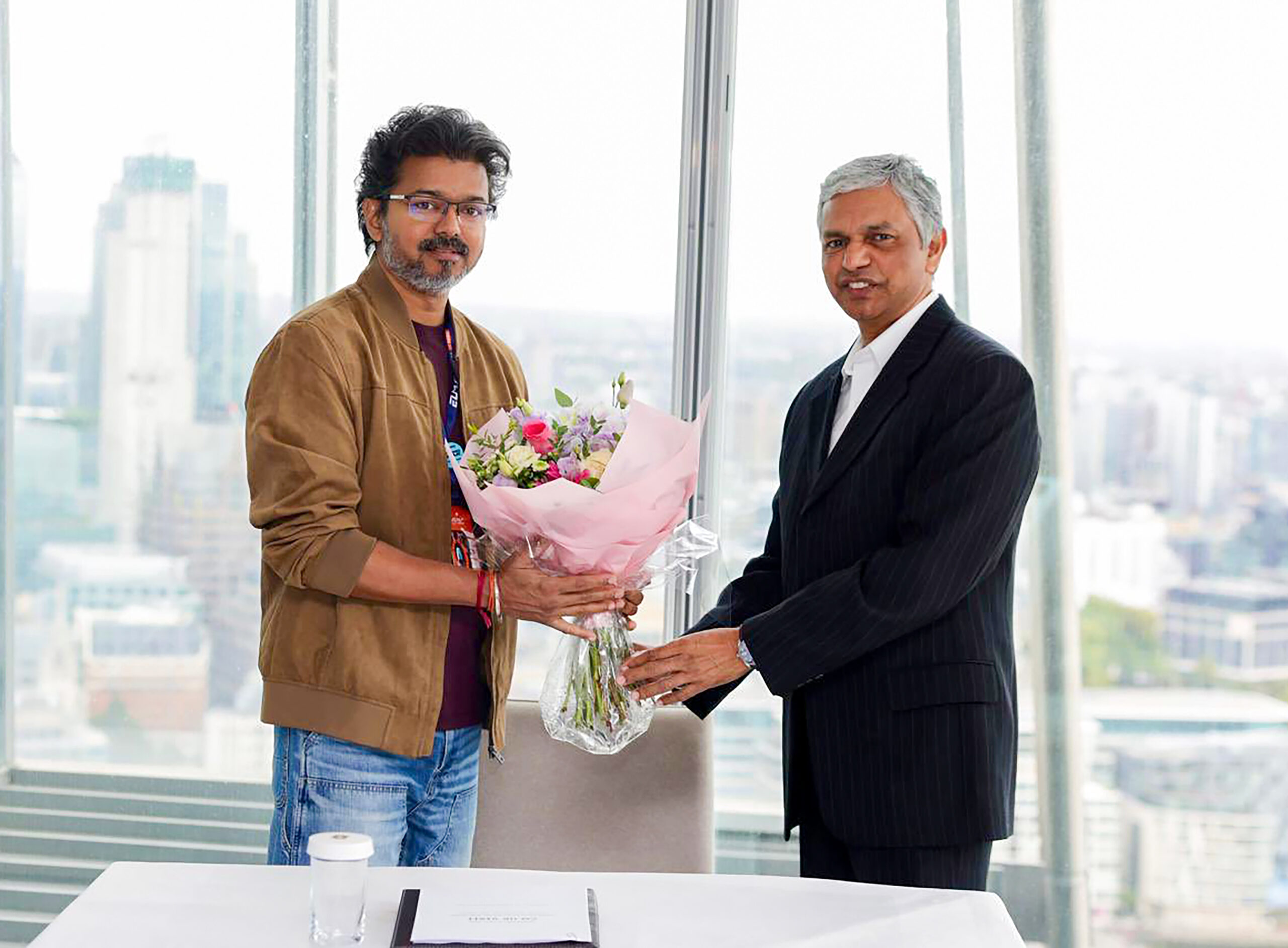 London: CM Vijay Meets Indian High Commissioner #Gallery London: CM Vijay Meets Indian High Commissioner #Gallery
