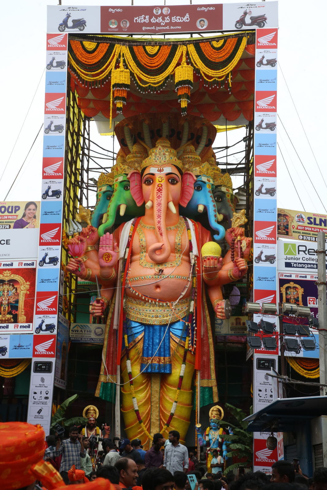 69 Feet Khairatabad Ganesh Idol 2026 Gallery Set 1 69 Feet Khairatabad Ganesh Idol 2026 Gallery Set 1