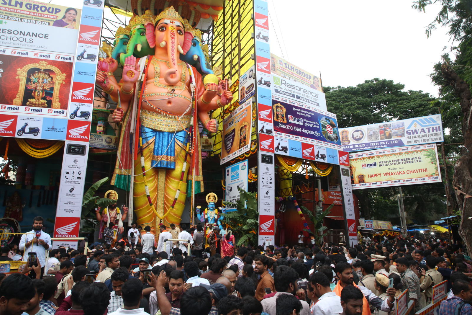 69 Feet Khairatabad Ganesh Idol 2026 Gallery Set 1 69 Feet Khairatabad Ganesh Idol 2026 Gallery Set 1