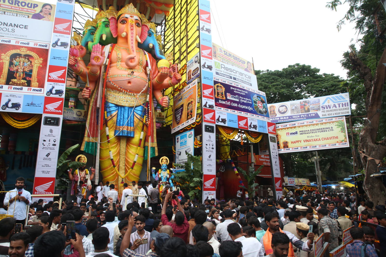 69 Feet Khairatabad Ganesh Idol 2026 Gallery Set 1 69 Feet Khairatabad Ganesh Idol 2026 Gallery Set 1