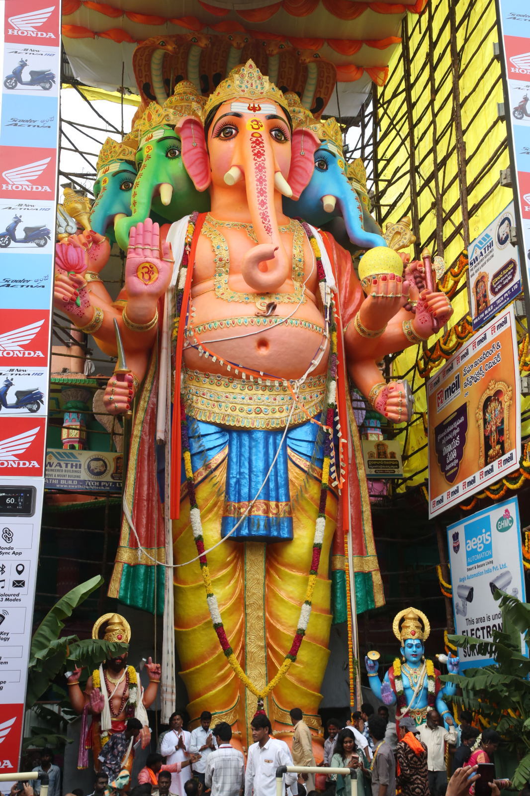69 Feet Khairatabad Ganesh Idol 2026 Gallery Set 1 69 Feet Khairatabad Ganesh Idol 2026 Gallery Set 1