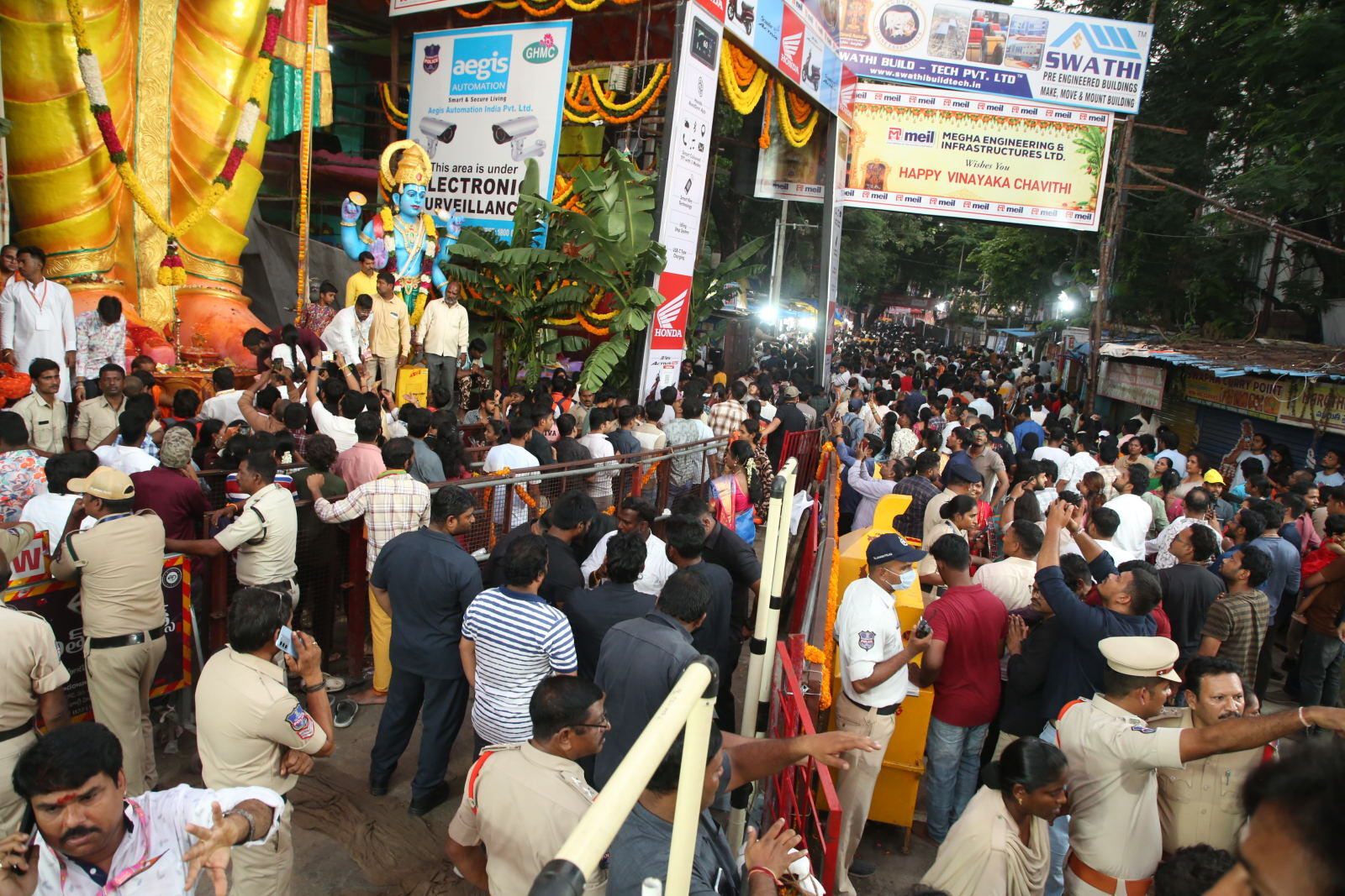69 Feet Khairatabad Ganesh Idol 2026 Gallery Set 2 69 Feet Khairatabad Ganesh Idol 2026 Gallery Set 2