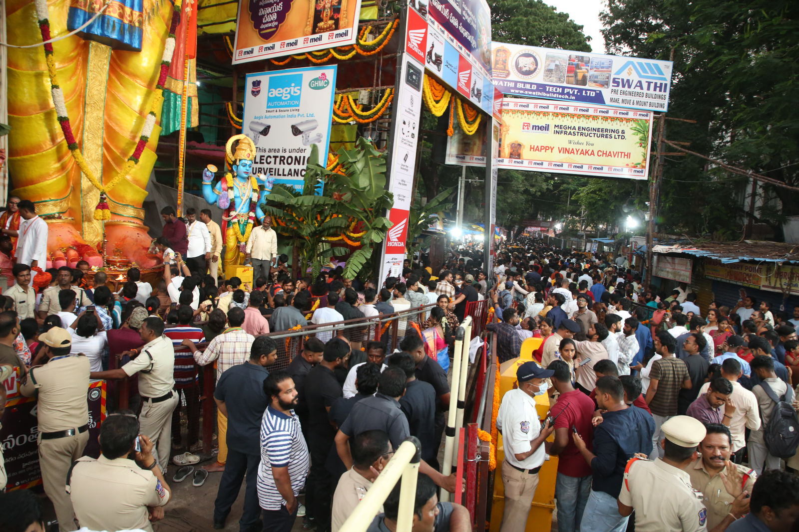 69 Feet Khairatabad Ganesh Idol 2026 Gallery Set 2 69 Feet Khairatabad Ganesh Idol 2026 Gallery Set 2