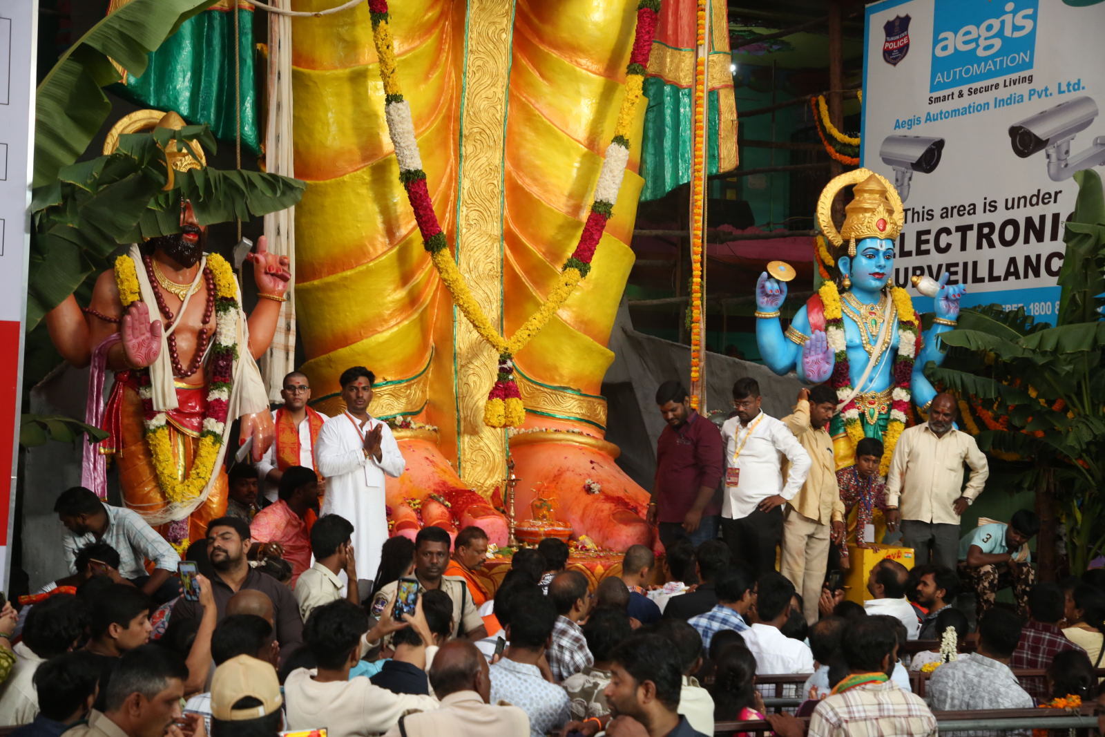 69 Feet Khairatabad Ganesh Idol 2026 Gallery Set 2 69 Feet Khairatabad Ganesh Idol 2026 Gallery Set 2