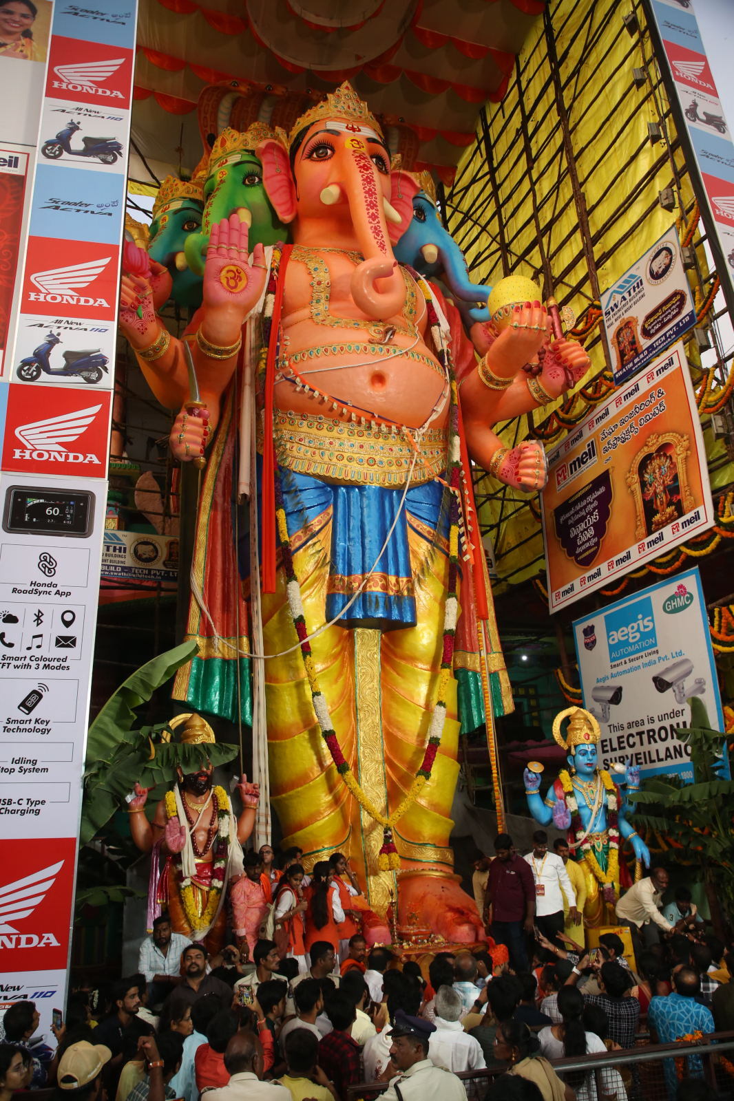 69 Feet Khairatabad Ganesh Idol 2026 Gallery Set 2 69 Feet Khairatabad Ganesh Idol 2026 Gallery Set 2
