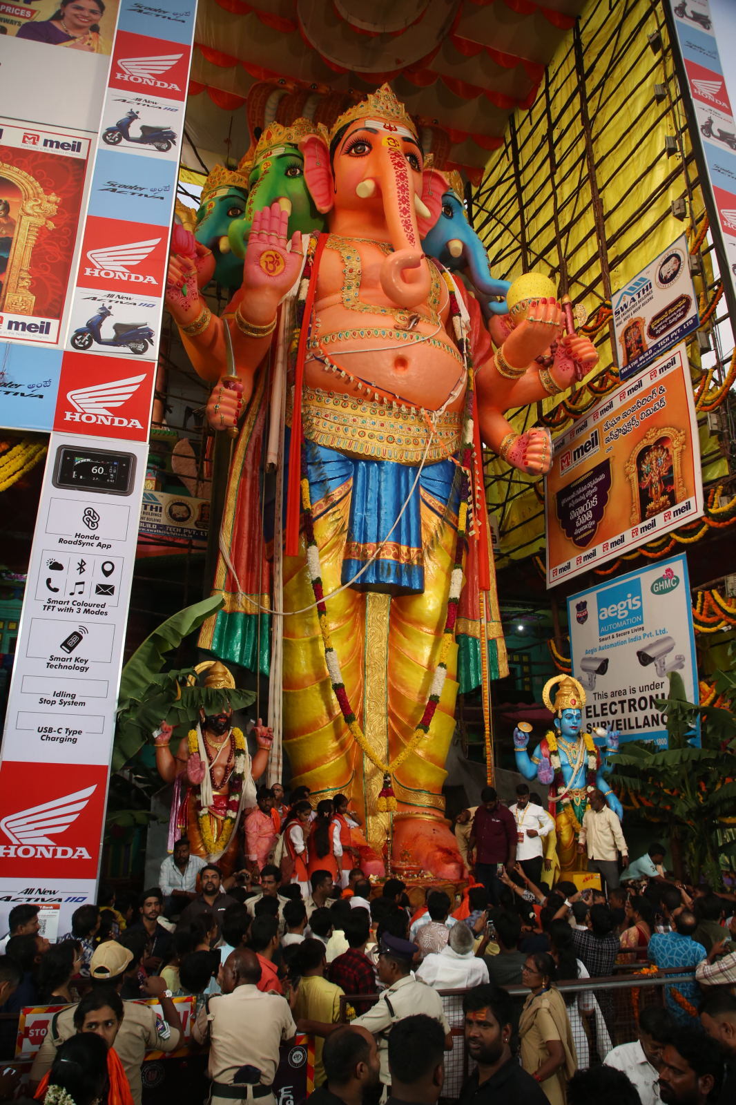 69 Feet Khairatabad Ganesh Idol 2026 Gallery Set 2 69 Feet Khairatabad Ganesh Idol 2026 Gallery Set 2