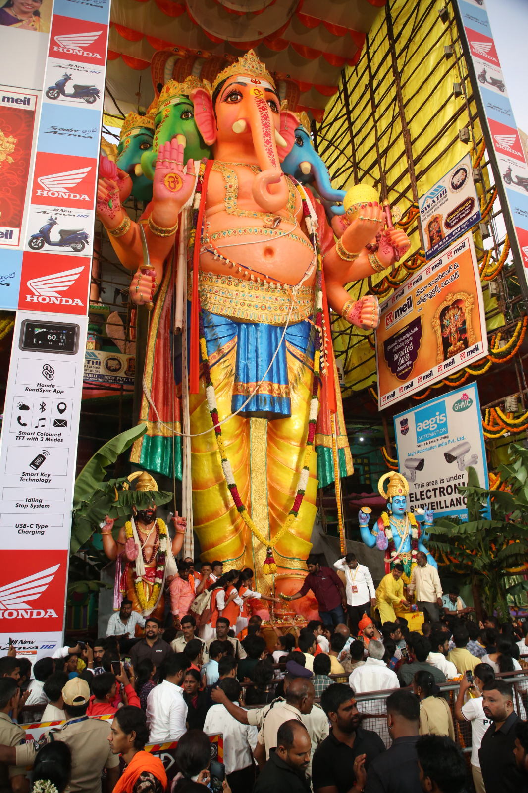 69 Feet Khairatabad Ganesh Idol 2026 Gallery Set 2 69 Feet Khairatabad Ganesh Idol 2026 Gallery Set 2