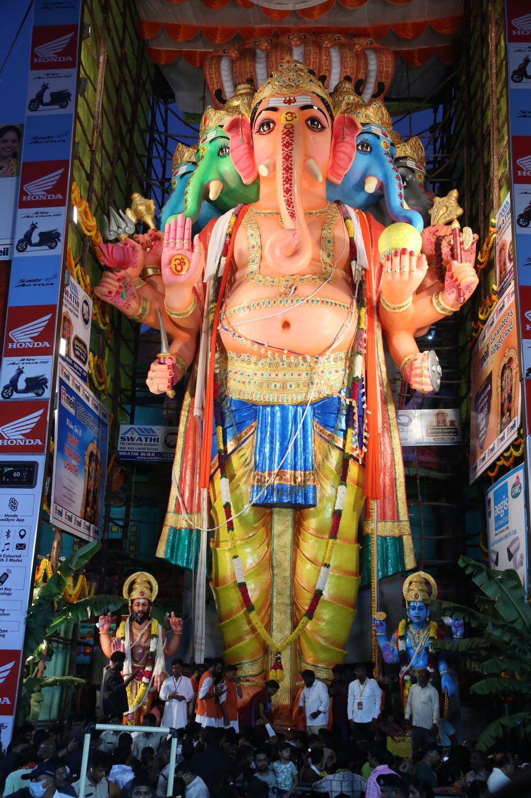 69 Feet Khairatabad Ganesh Idol 2026 Gallery Set 2 69 Feet Khairatabad Ganesh Idol 2026 Gallery Set 2