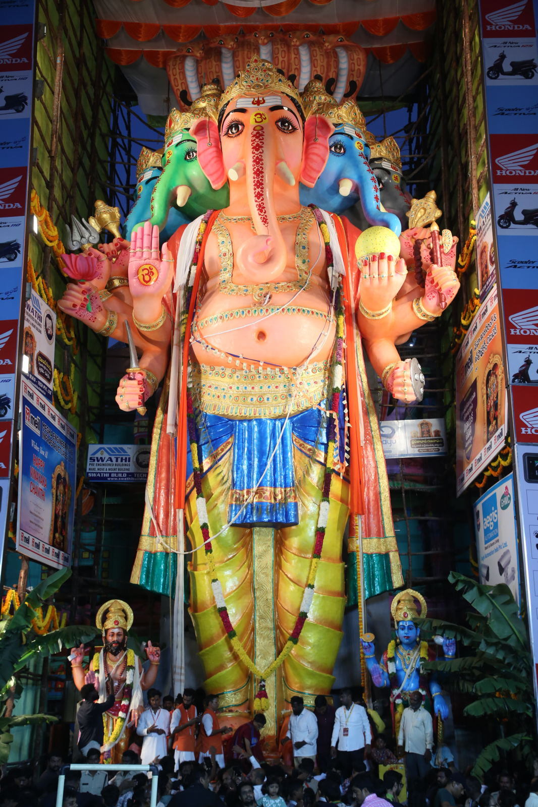 69 Feet Khairatabad Ganesh Idol 2026 Gallery Set 2 69 Feet Khairatabad Ganesh Idol 2026 Gallery Set 2
