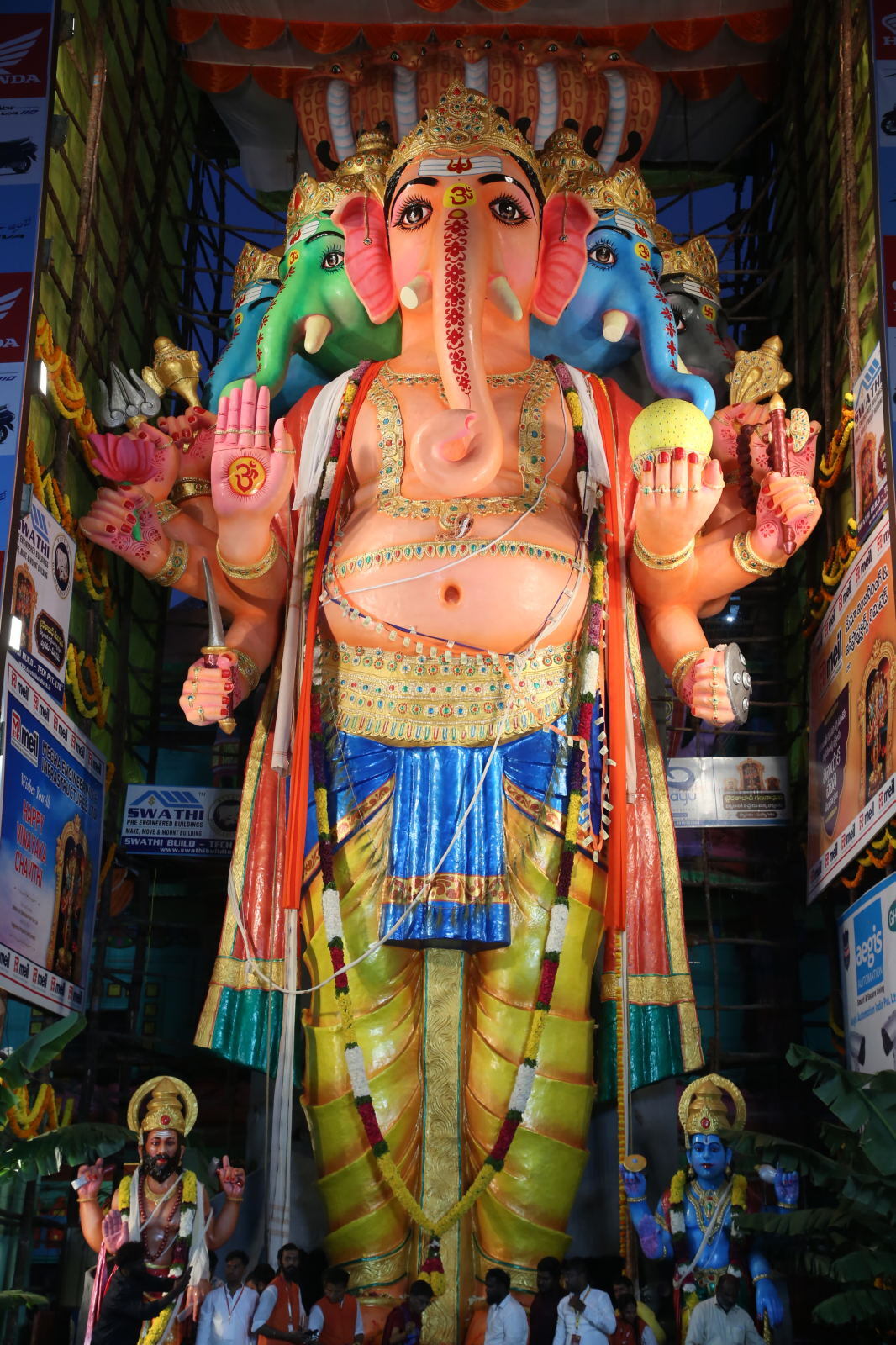 69 Feet Khairatabad Ganesh Idol 2026 Gallery Set 2 69 Feet Khairatabad Ganesh Idol 2026 Gallery Set 2