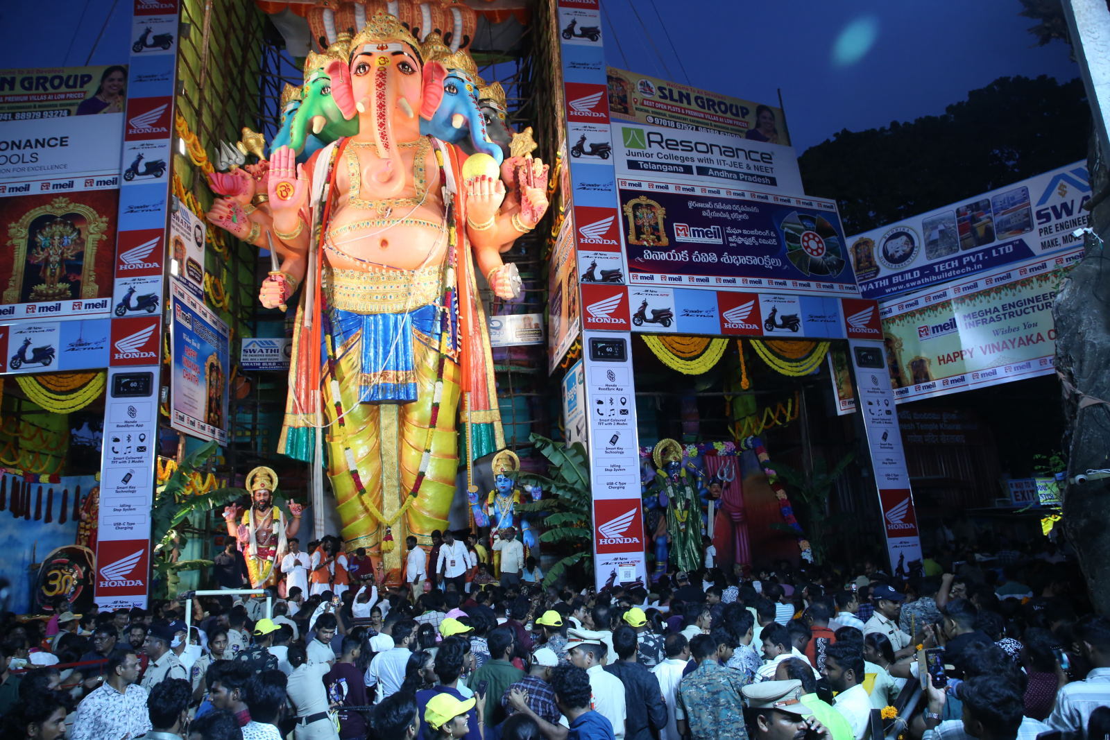 69 Feet Khairatabad Ganesh Idol 2026 Gallery Set 2 69 Feet Khairatabad Ganesh Idol 2026 Gallery Set 2