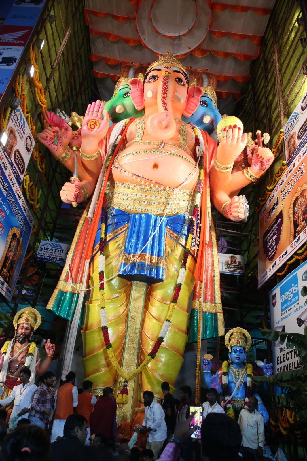 69 Feet Khairatabad Ganesh Idol 2026 Gallery Set 2 69 Feet Khairatabad Ganesh Idol 2026 Gallery Set 2