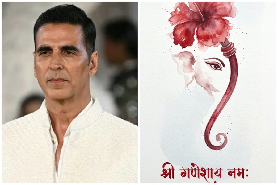 Akshay Kumar Wishes Fans on Ganesh Chaturthi With Heartfelt Ganpati Bappa Message Akshay Kumar Wishes Fans on Ganesh Chaturthi With Heartfelt Ganpati Bappa Message