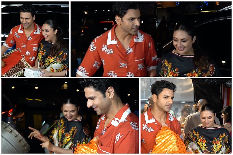 Divyanka Tripathi and Vivek Dahiya Welcome Ganpati Bappa Home for the First Time After Becoming Parents Divyanka Tripathi and Vivek Dahiya Welcome Ganpati Bappa Home for the First Time After Becoming Parents