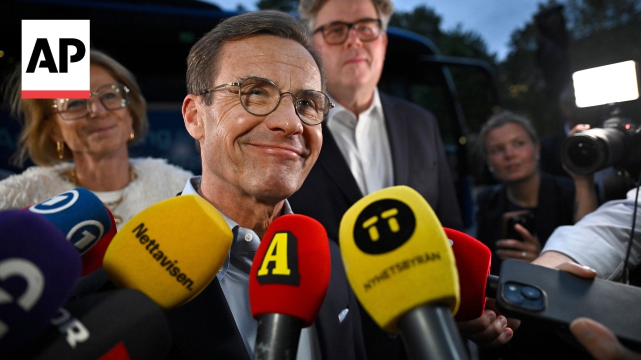 Swedish PM says preliminary election results are extremely close (Video) Swedish PM says preliminary election results are extremely close (Video)