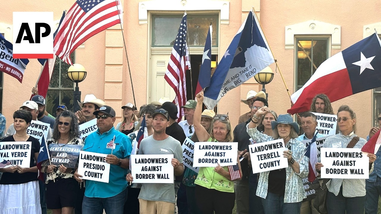 Texas landowners sue to block Trump's Big Bend border wall plans (Video) Texas landowners sue to block Trump's Big Bend border wall plans (Video)