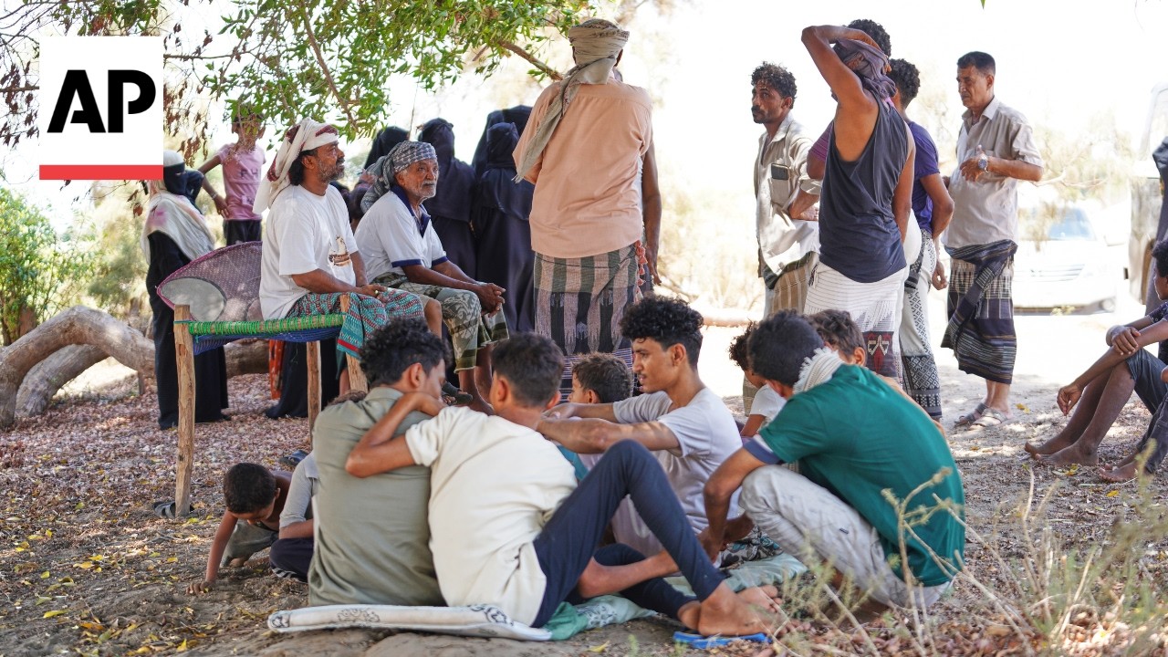 Yemenis displaced by Houthi advance say they fled with little time to spare (Video) Yemenis displaced by Houthi advance say they fled with little time to spare (Video)