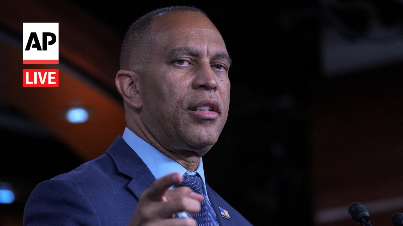 LIVE: House Democratic leader Hakeem Jeffries holds a press conference (Video) LIVE: House Democratic leader Hakeem Jeffries holds a press conference (Video)