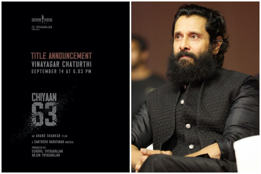 Vikram Fans Get Ready Chiyaan 63 Title Reveal Set for Vinayaka Chaturthi Vikram Fans Get Ready Chiyaan 63 Title Reveal Set for Vinayaka Chaturthi