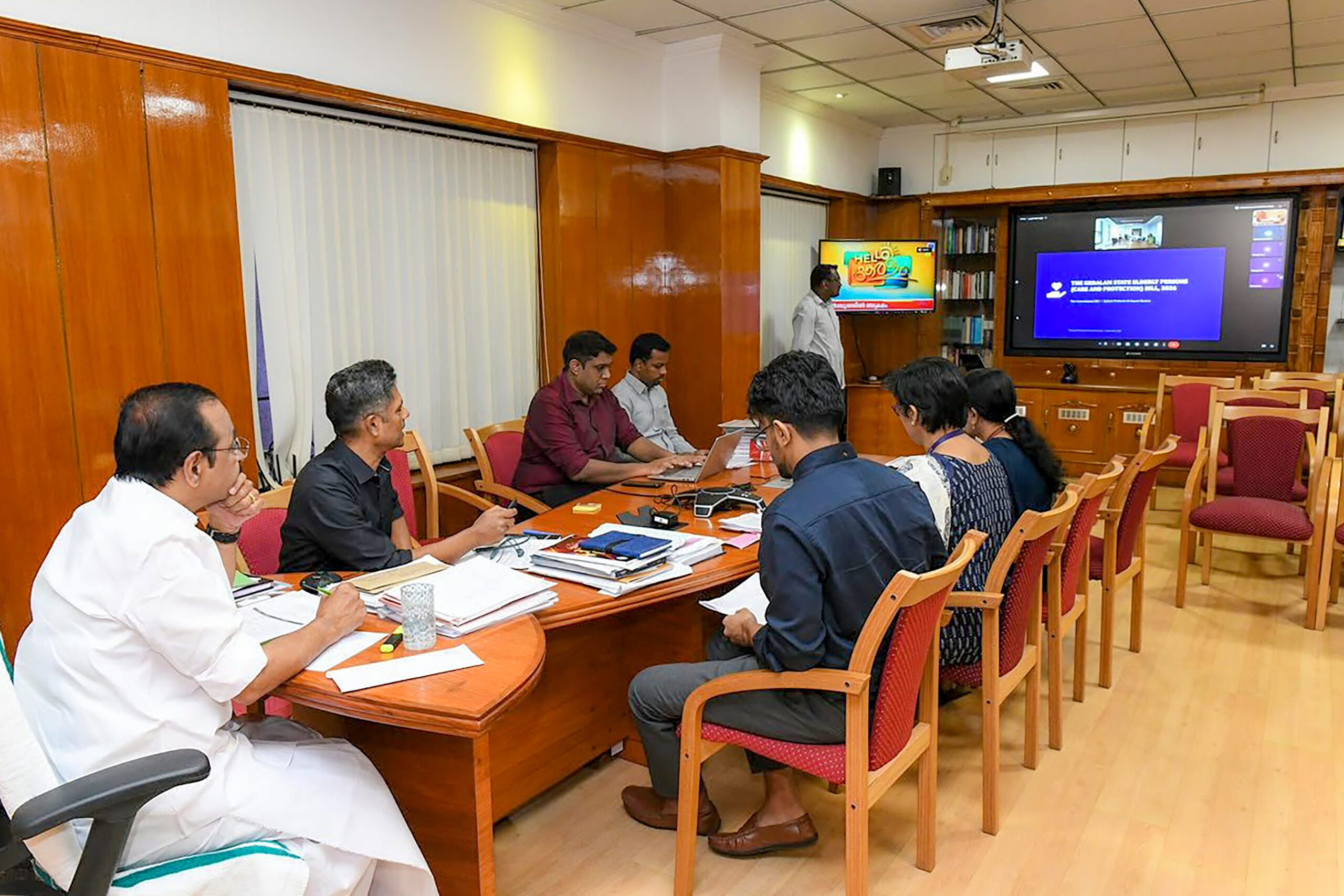 Thiruvananthapuram: V D Satheesan reviews elder care policy #Gallery Thiruvananthapuram: V D Satheesan reviews elder care policy #Gallery