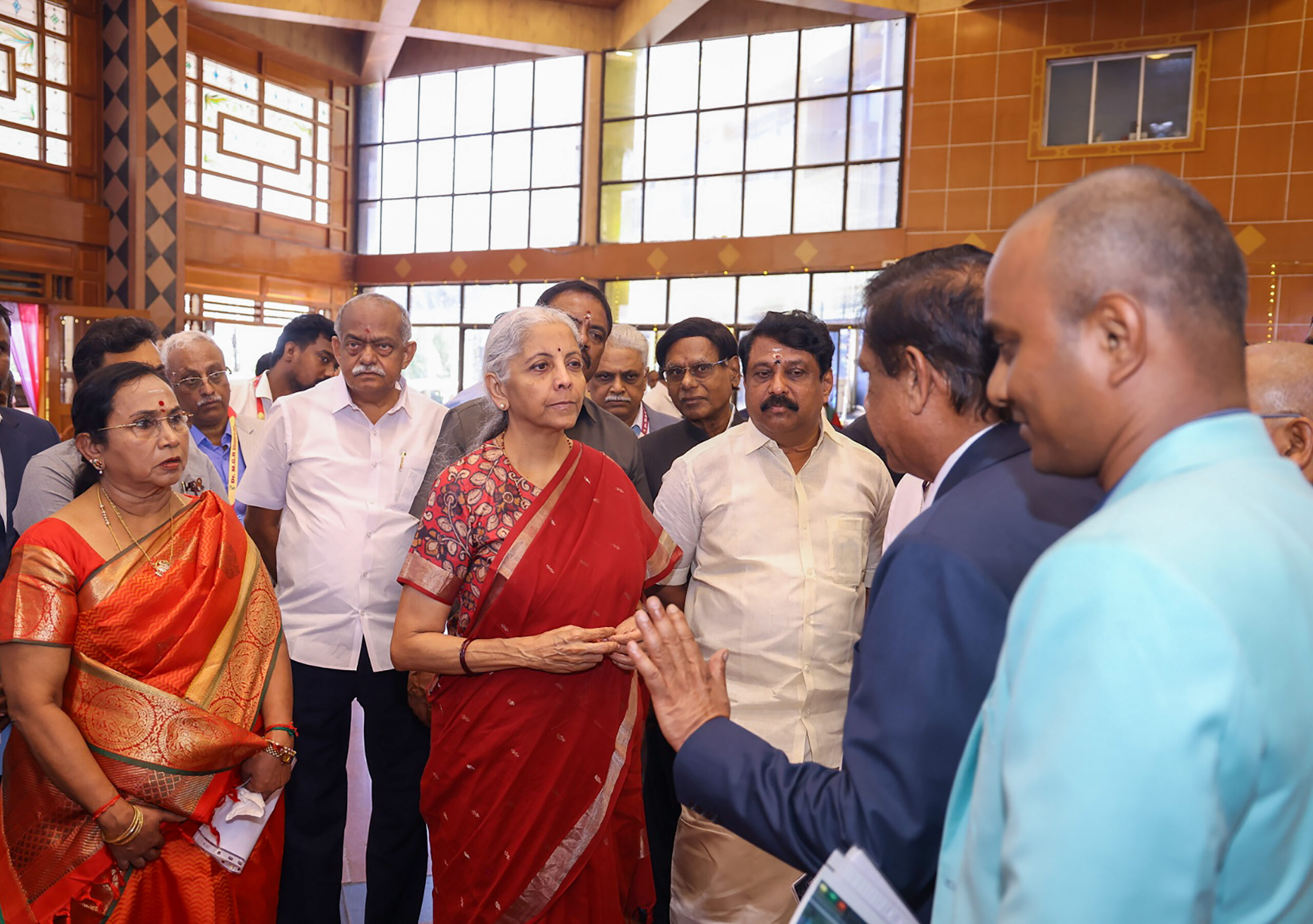 Chennai: Nirmala Sitharaman Visits Space Research Exhibition #Gallery Chennai: Nirmala Sitharaman Visits Space Research Exhibition #Gallery