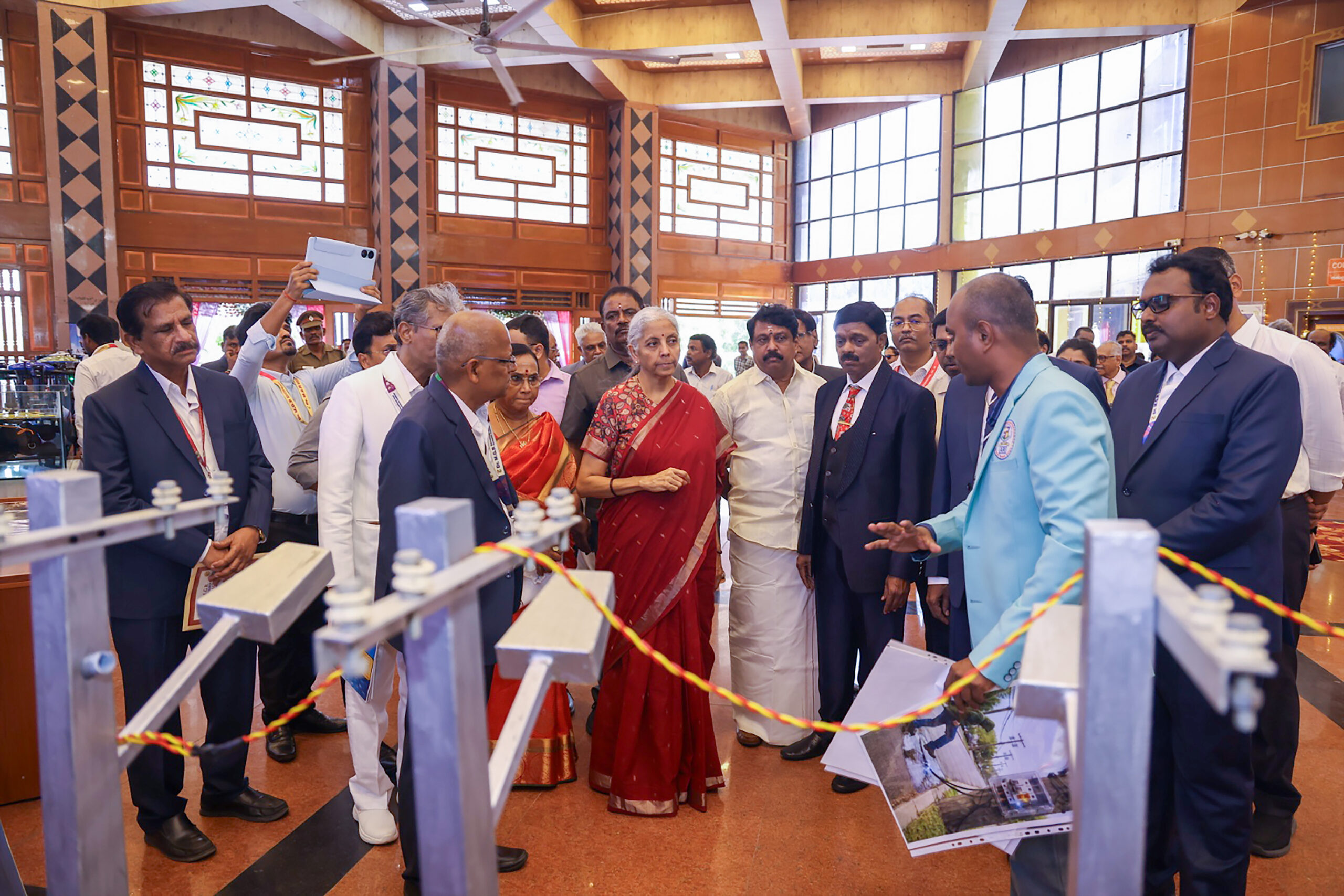 Chennai: Nirmala Sitharaman Visits Space Research Exhibition #Gallery Chennai: Nirmala Sitharaman Visits Space Research Exhibition #Gallery