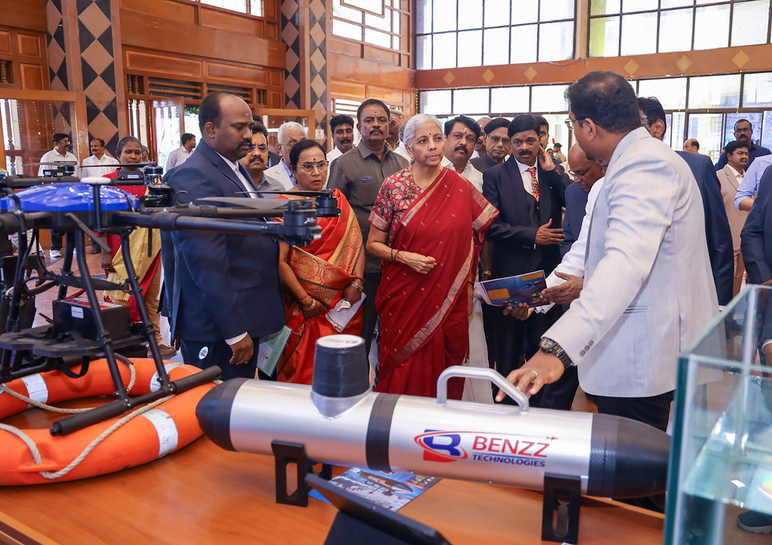 Chennai: Nirmala Sitharaman Visits Space Research Exhibition #Gallery Chennai: Nirmala Sitharaman Visits Space Research Exhibition #Gallery