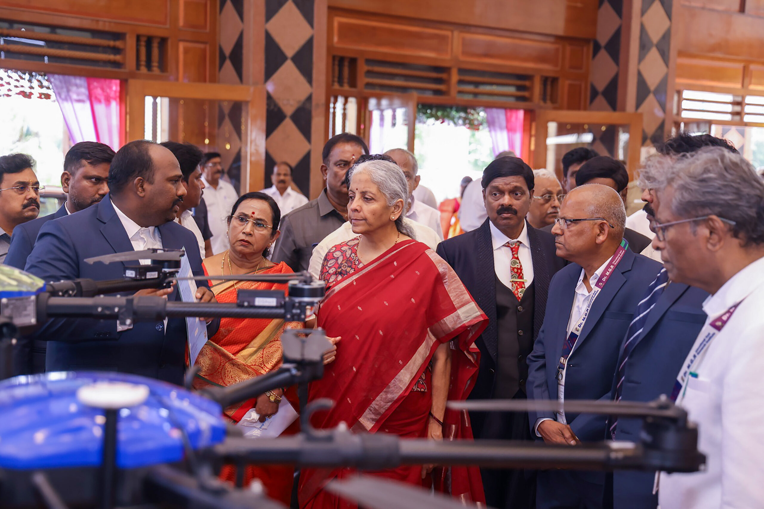 Chennai: Nirmala Sitharaman Visits Space Research Exhibition #Gallery Chennai: Nirmala Sitharaman Visits Space Research Exhibition #Gallery