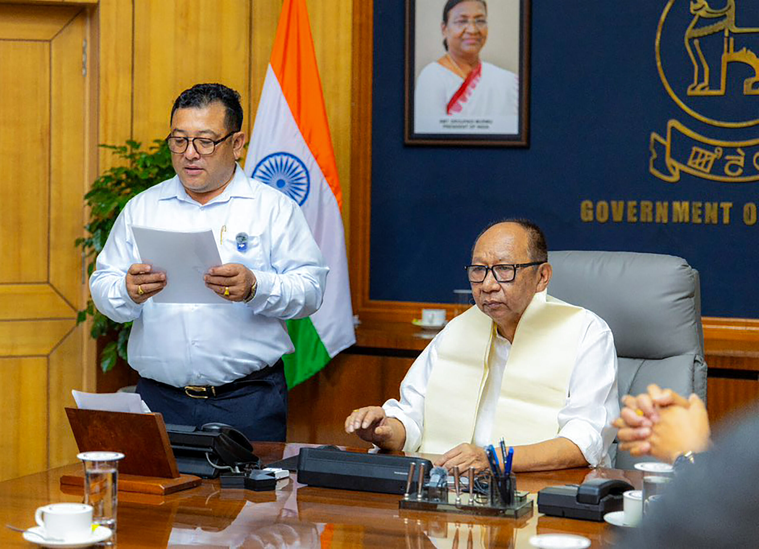 Imphal: CM Khemchand Singh launches Loktak Development Authority website #Gallery Imphal: CM Khemchand Singh launches Loktak Development Authority website #Gallery