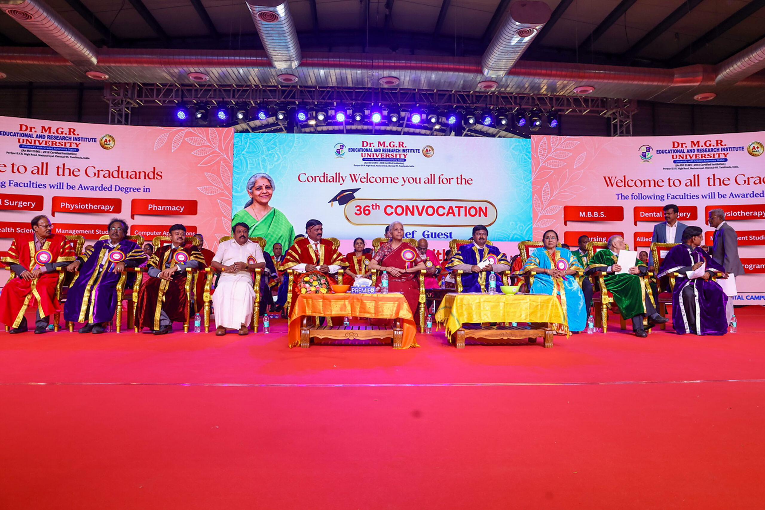 Chennai: Nirmala Sitharaman attends Convocation Ceremony #Gallery Chennai: Nirmala Sitharaman attends Convocation Ceremony #Gallery