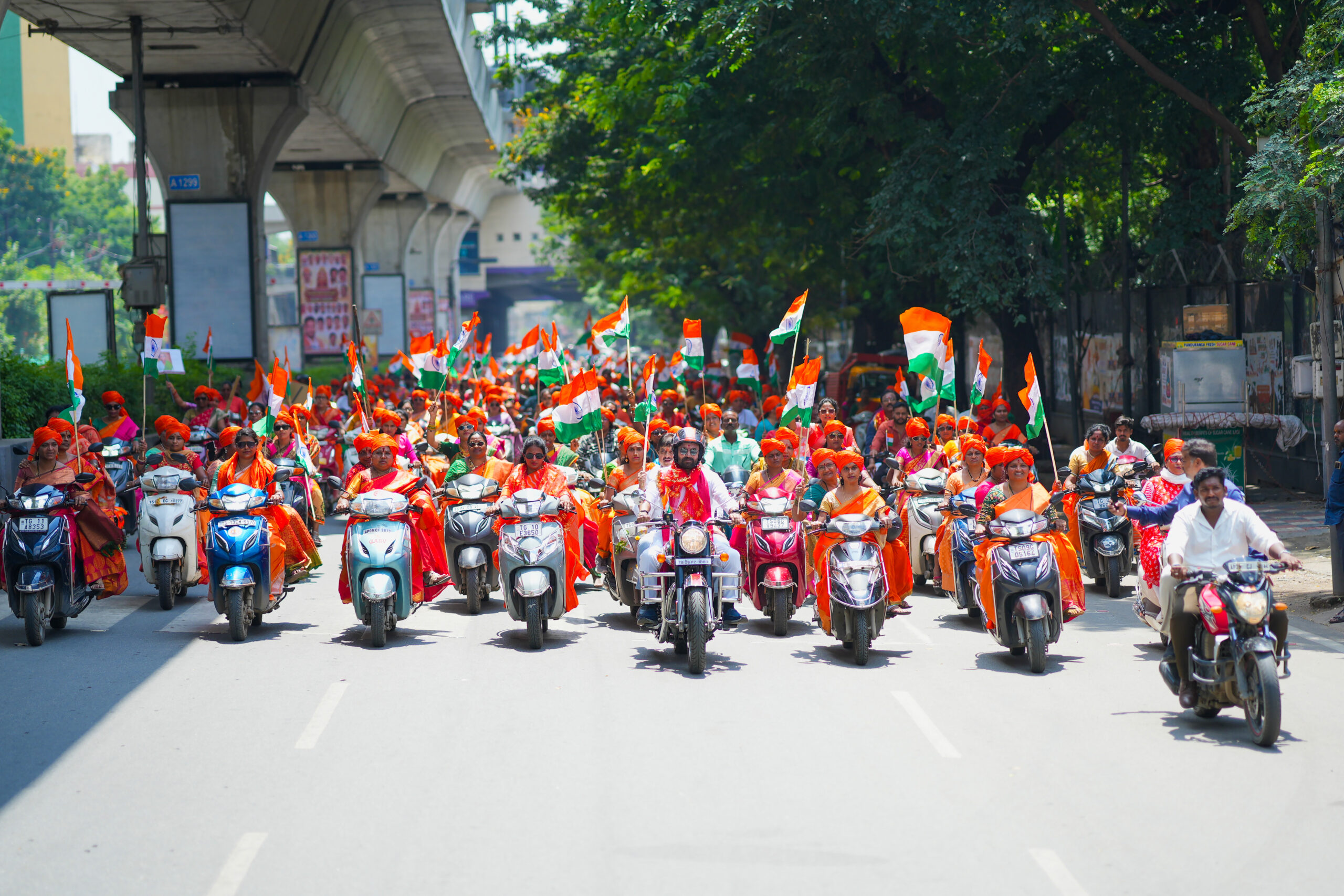 Hyderabad: BJP Mahila Shakti Scooty Rally #Gallery Hyderabad: BJP Mahila Shakti Scooty Rally #Gallery