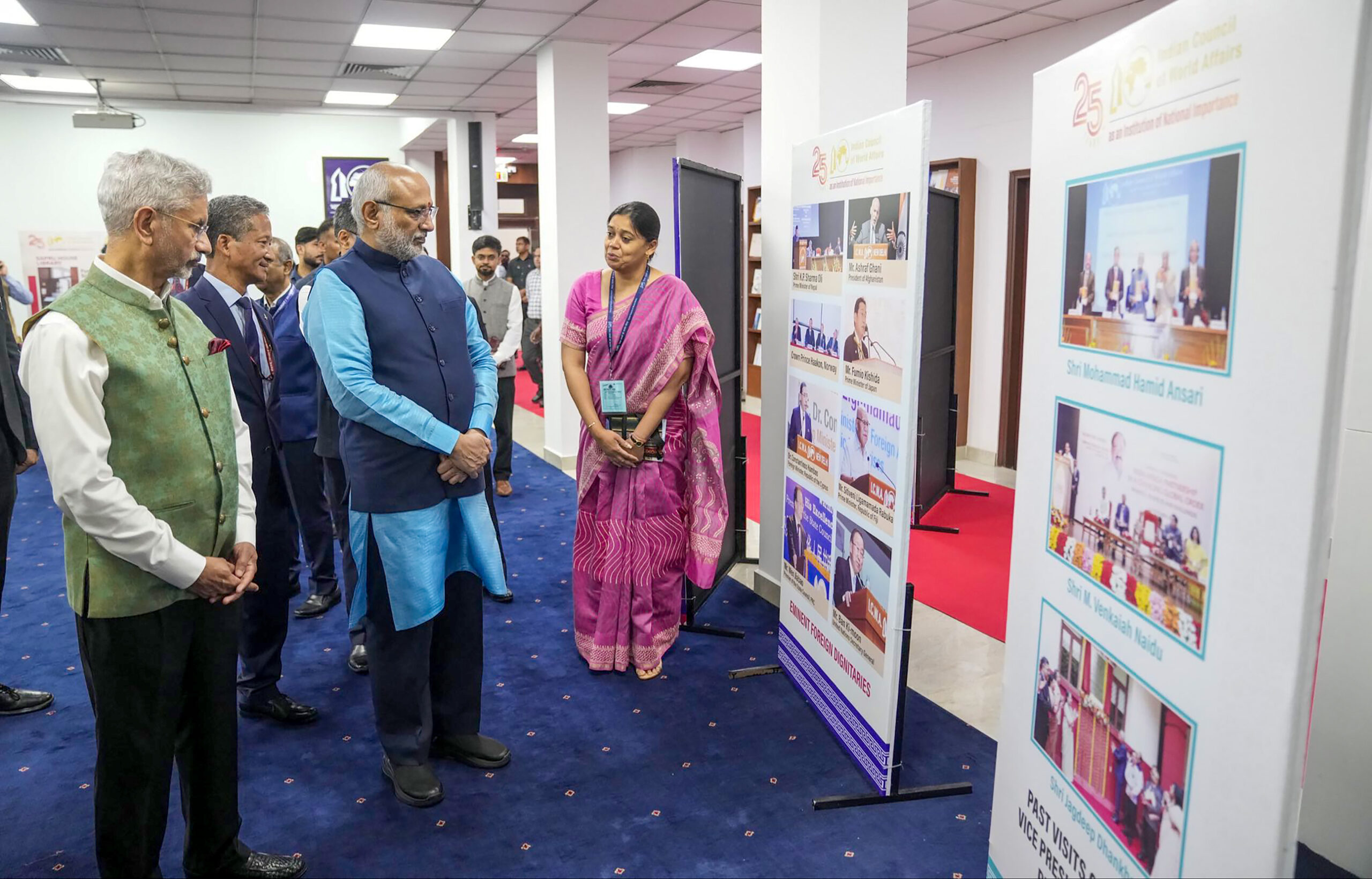 New Delhi: CP Radhakrishnan visits ICWA photo exhibition #Gallery New Delhi: CP Radhakrishnan visits ICWA photo exhibition #Gallery