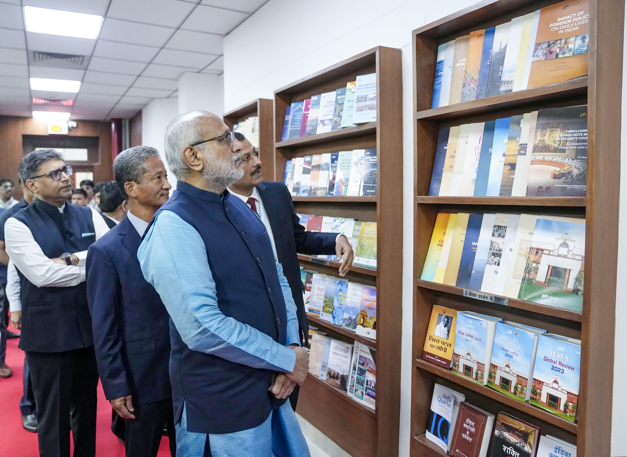 New Delhi: CP Radhakrishnan visits ICWA photo exhibition #Gallery New Delhi: CP Radhakrishnan visits ICWA photo exhibition #Gallery