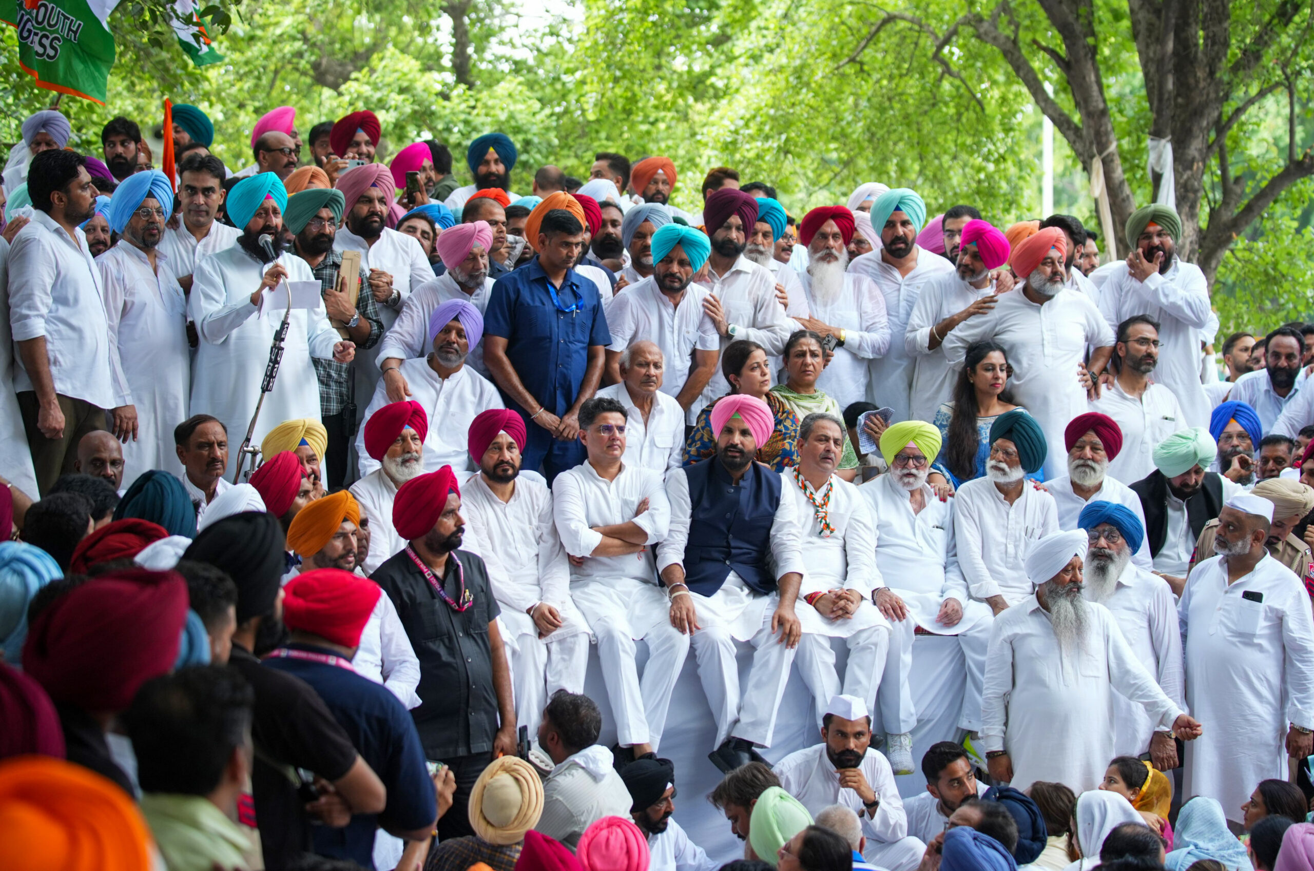 Chandigarh: Congress Protest Over Gulzar Singh’s Death #Gallery Chandigarh: Congress Protest Over Gulzar Singh’s Death #Gallery
