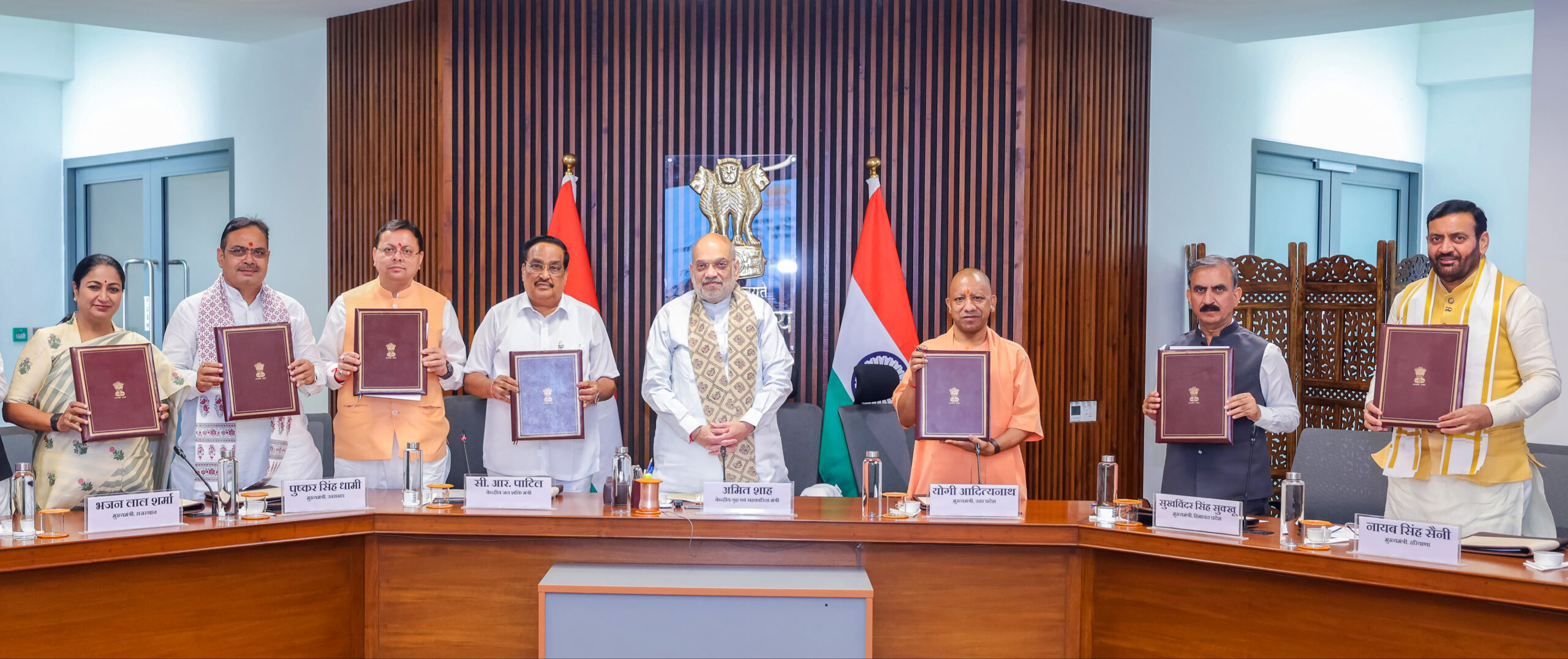 New Delhi: Six states sign MoA for Kishau Multipurpose Project in presence of Amit Shah #Gallery New Delhi: Six states sign MoA for Kishau Multipurpose Project in presence of Amit Shah #Gallery