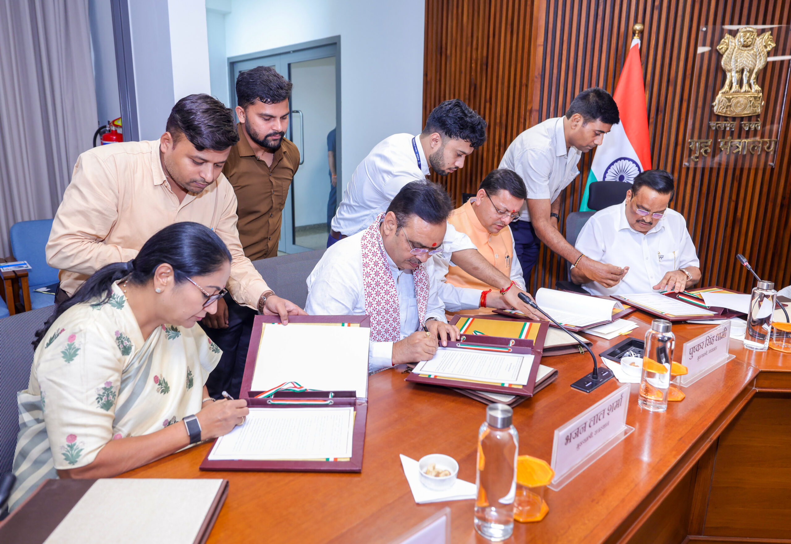 New Delhi: Six states sign MoA for Kishau Multipurpose Project in presence of Amit Shah #Gallery New Delhi: Six states sign MoA for Kishau Multipurpose Project in presence of Amit Shah #Gallery