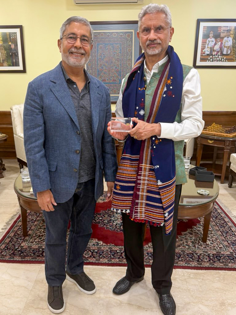 Micron CEO Sanjay Mehrotra Meets Jaishankar in New Delhi #Gallery Micron CEO Sanjay Mehrotra Meets Jaishankar in New Delhi #Gallery