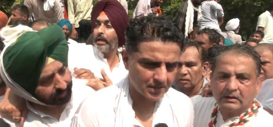 'AAP govt not concerned about people': Sachin Pilot leads protest for Punjab Finance Minister's resignation 'AAP govt not concerned about people': Sachin Pilot leads protest for Punjab Finance Minister's resignation
