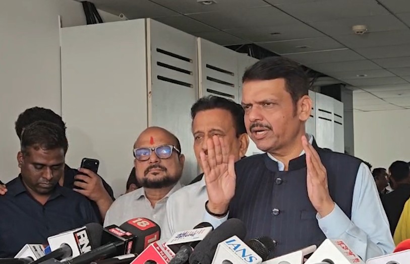 Opposition twisted Amit Shah's Hindi remarks, claims Maha CM Opposition twisted Amit Shah's Hindi remarks, claims Maha CM