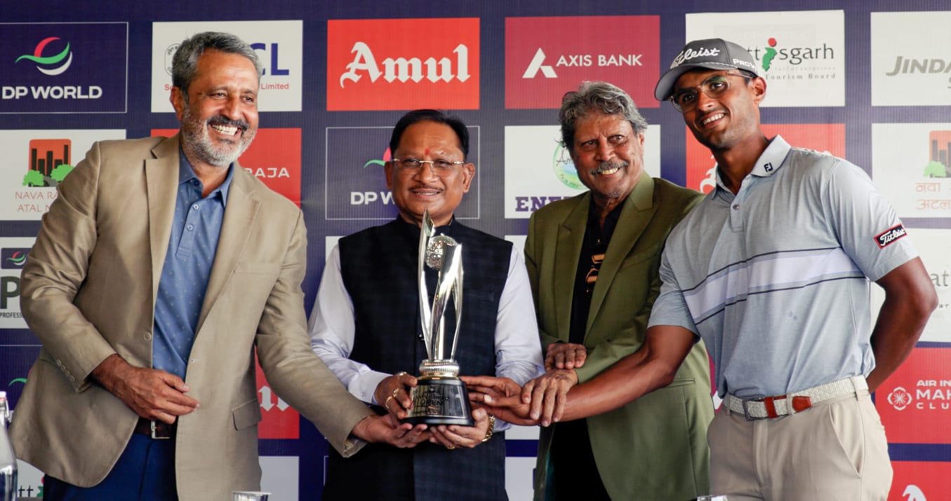 PGTI Prez Kapil Dev, Chhattisgarh CM Vishnu Deo Sai inaugurate Nava Raipur Open 2026 PGTI Prez Kapil Dev, Chhattisgarh CM Vishnu Deo Sai inaugurate Nava Raipur Open 2026
