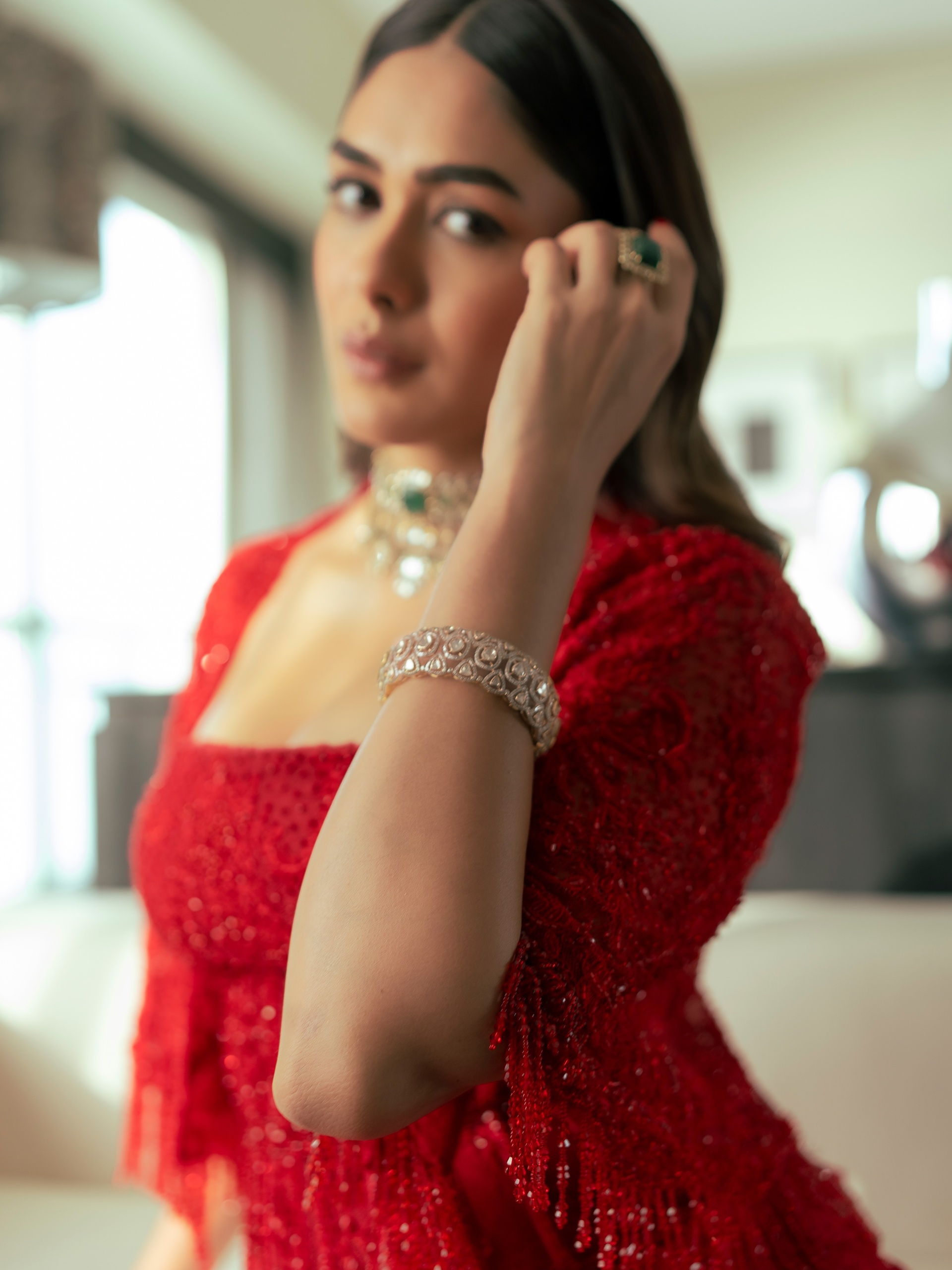 Actress Mrunal Thakur New Glam Stills Actress Mrunal Thakur New Glam Stills