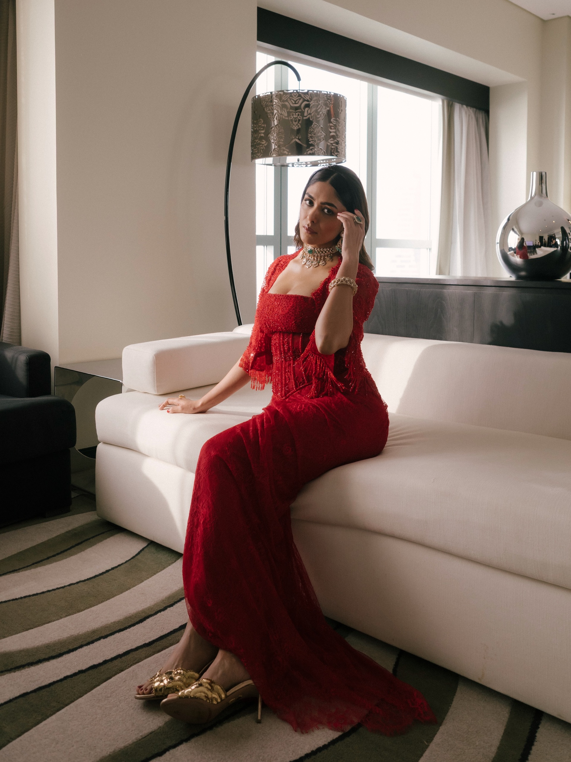 Actress Mrunal Thakur New Glam Stills Actress Mrunal Thakur New Glam Stills