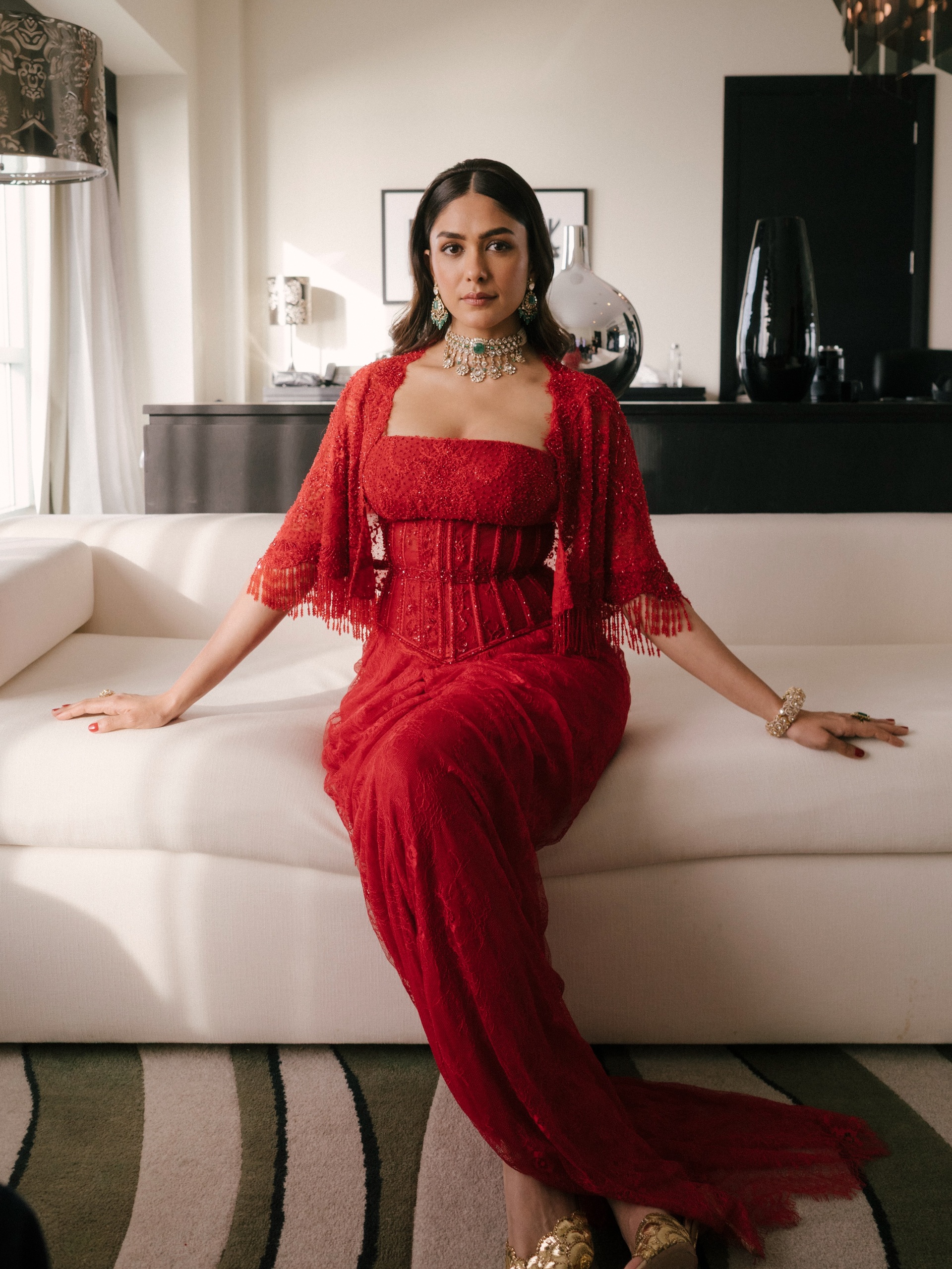 Actress Mrunal Thakur New Glam Stills Actress Mrunal Thakur New Glam Stills