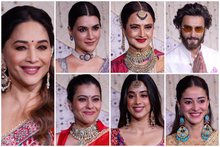 Madhuri Dixit, Rekha, Ranveer Singh and Bollywood A Listers Attend Ambani Ganesh Chaturthi Celebrations at Antilia Madhuri Dixit, Rekha, Ranveer Singh and Bollywood A Listers Attend Ambani Ganesh Chaturthi Celebrations at Antilia