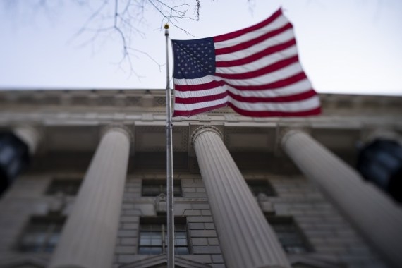 Photo taken on March 16, 2020 shows the White House Visitor Center in Washington D.C., the United States. (Xinhua/Liu Jie/IANS)