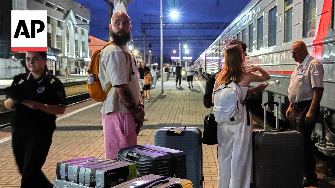 Some Russians are fleeing abroad, citing draft fears and a loss of freedom (Video) Some Russians are fleeing abroad, citing draft fears and a loss of freedom (Video)