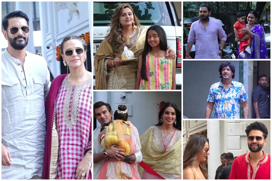 Rakul Preet Singh, Bipasha Basu, Karan Singh Grover And Bollywood Stars Join Shilpa Shettys Ganpati Celebrations Rakul Preet Singh, Bipasha Basu, Karan Singh Grover And Bollywood Stars Join Shilpa Shettys Ganpati Celebrations