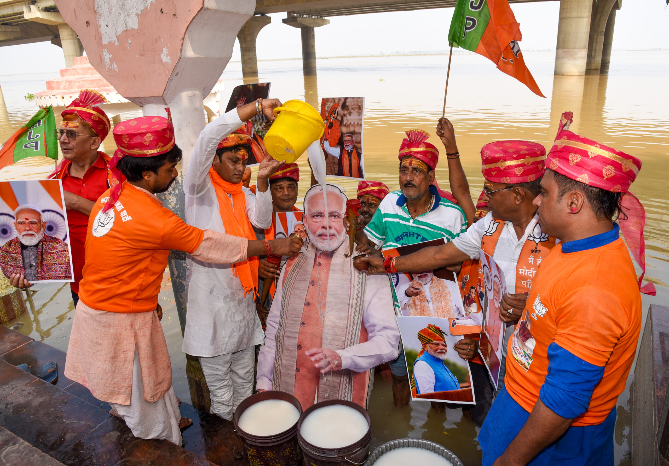 Patna: BJP supporters celebrate PM Modi's birthday #Gallery Patna: BJP supporters celebrate PM Modi's birthday #Gallery